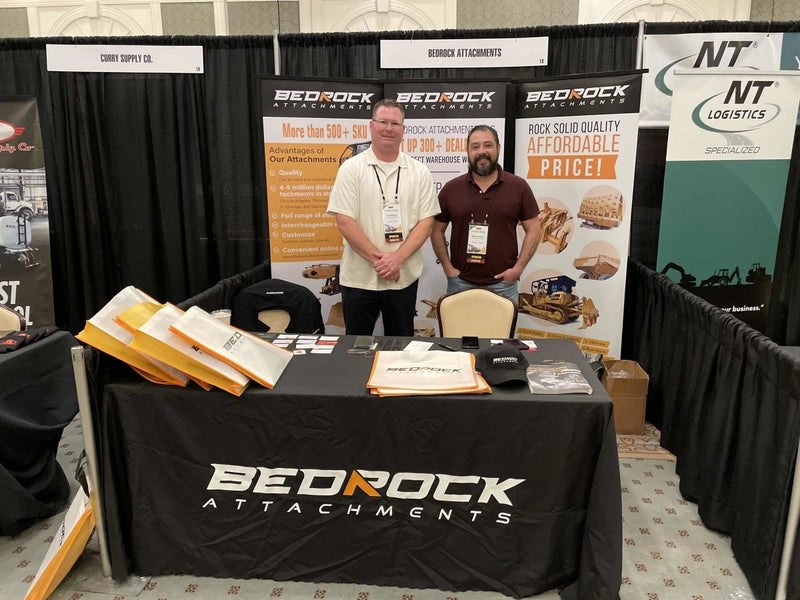 A Look at ARA Show 2023: IEDA and Jeff Martin Auctioneers' Participation, and Bedrock Attachments' Excellent Sales Team - Bedrock Attachments