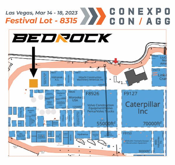 BEDROCK ATTACHMENTS at CONEXPO-CON/AGG 2023 - Bedrock Attachments