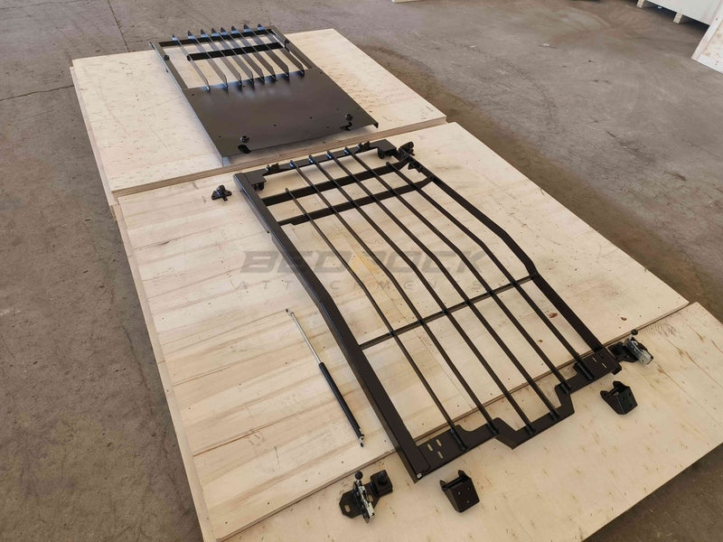 New Set of Front Window Guards/Screens for CAT Excavators! - Bedrock Attachments