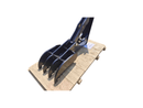 10 - 20 ton Excavator Manual Thumb, Pin Grabber, Equal Teeth, 4 Teeth, 20in - EMT20 - EPG4T20 - Excavator Manual Thumb - Bedrock Attachments