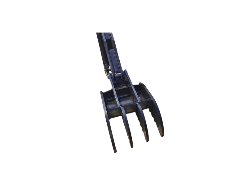 10 - 20 ton Excavator Manual Thumb, Pin Grabber, Equal Teeth, 4 Teeth, 20in - EMT20 - EPG4T20 - Excavator Manual Thumb - Bedrock Attachments