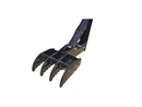 10 - 20 ton Excavator Manual Thumb, Pin Grabber, Equal Teeth, 4 Teeth, 28in - EMT20 - EPG4T28 - Excavator Manual Thumb - Bedrock Attachments