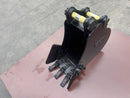 12in Heavy Duty Excavator Bucket fits CAT 303 Excavator - EB303GP-12-0.05 - Excavator Bucket - Bedrock Attachments