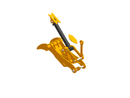 2 Teeth Progressive Thumb 48” Pin Grabber 320-ET80-PG2T48-Excavator Full Rotation Thumb-Bedrock Attachments