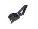 20 - 25 ton Excavator Manual Thumb, Pin Grabber, Equal Teeth, 4 Teeth, 29in - EMT25 - EPG4T29 - Excavator Manual Thumb - Bedrock Attachments