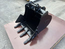 24in Heavy Duty Excavator Bucket fits CAT 303.5/E/E2,304/E2,304.5E Excavator - EB304HD-24-0.12 - Excavator Bucket - Bedrock Attachments
