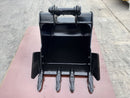 24in Heavy Duty Excavator Bucket fits CAT 305/E2,305.5E2,306 Excavator - EB306HD-24-0.12 - Excavator Bucket - Bedrock Attachments