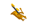 3 Teeth 42" Pin Grabber Excavator Thumb fits CAT 330D 336D 336E 330 336 Next Gen Pro Plus-ET100-PG3T42-Excavator Full Rotation Thumb-Bedrock Attachments
