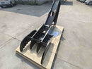 30 - 40 ton Excavator Manual Thumb, Pin Grabber, Offset Teeth, 4 Teeth, 29in - EMT40 - OPG4T29 - Excavator Manual Thumb - Bedrock Attachments