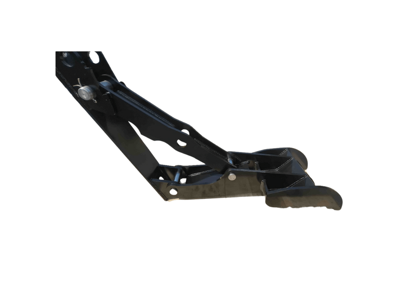 30 - 40 ton Excavator Manual Thumb, Pin Grabber, Offset Teeth, 4 Teeth, 29in - EMT40 - OPG4T29 - Excavator Manual Thumb - Bedrock Attachments