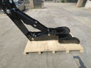 30 - 40 ton Excavator Manual Thumb, Pin Grabber, Offset Teeth, 4 Teeth, 29in - EMT40 - OPG4T29 - Excavator Manual Thumb - Bedrock Attachments