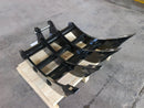 36in Excavator Rake fits CAT 305, 45mm Pins - EK-30536 - Excavator Rakes - Bedrock Attachments