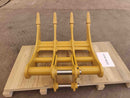 36in Excavator Rake fits CAT 305, 45mm Pins - EK - 30536 - Excavator Rakes - Bedrock Attachments