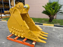36in Heavy Duty Excavator Bucket fits CAT 349 Excavator, TB Linkage - EB349TBHD-36-1.41 - Excavator Bucket - Bedrock Attachments