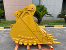 36in Heavy Duty Excavator Bucket fits CAT 349 Excavator, TB Linkage - EB349TBHD-36-1.41 - Excavator Bucket - Bedrock Attachments