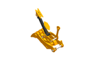 4 Teeth 54” Pin ON Excavator Thumb fits CAT 330D 336D 336E 330 336 Next Gen Pro Plus-ET100-PO4T54-Excavator Full Rotation Thumb-Bedrock Attachments