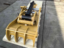 4 Teeth Pro Plus Thumb 54” Pin ON 345 349-ET110-PO4T54-Excavator Full Rotation Thumb-Bedrock Attachments
