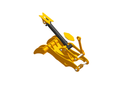 4 Teeth Progressive Thumb 54” Pin Grabber 320-ET80-PG4T54-Excavator Full Rotation Thumb-Bedrock Attachments
