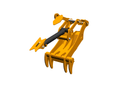 4 Teeth Progressive Thumb 54" Pin Grabber 324 329-ET90-PG4T54-Excavator Full Rotation Thumb-Bedrock Attachments