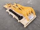 4-Tooth Thumb, 80mm Pin for 42in bucket-ET80-PG4T42G2-Excavator Full Rotation Thumb-Bedrock Attachments
