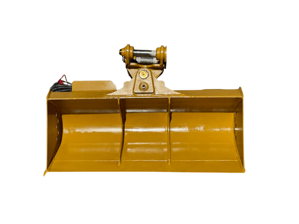 48” Excavator Tilt Ditch Cleaning Bucket fits CAT 303.5CDE 303CE 304DE Excavator, 0.167m3 - ETB303CL - 48 - 0.17 - Excavator Bucket - Bedrock Attachments