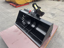 48” Excavator Tilt Ditch Cleaning Bucket fits CAT 306 Excavator, 0.15m3 - ETB306CL-48-0.15 - Excavator Bucket - Bedrock Attachments