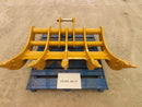 48in Excavator Rake fits CAT 305, 45mm Pins - EK - 30548 - Excavator Rakes - Bedrock Attachments