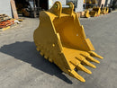 48in Heavy Duty Excavator Bucket fits CAT 330 Excavator D Linkage - EB330DHD - 48 - 1.42 - Excavator Bucket - Bedrock Attachments
