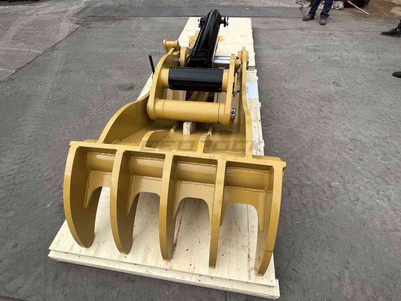 5 Teeth Pro Plus Thumb 54” Pin Grabber 330 336-ET100-PG5T54-Excavator Full Rotation Thumb-Bedrock Attachments