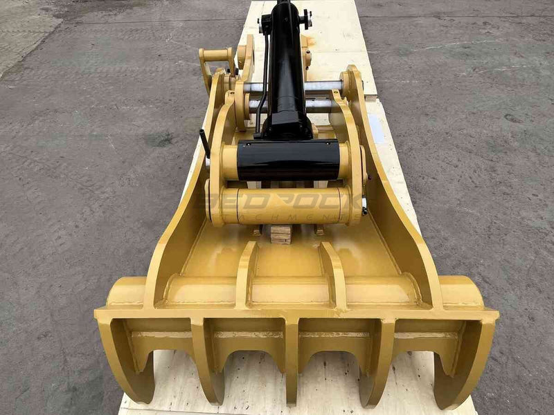 5 Teeth Pro Plus Thumb 60” Pin ON 330 336-ET100-PO5T60-Excavator Full Rotation Thumb-Bedrock Attachments