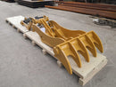 5 Teeth Progressive Thumb, 48” Grabber 315 316 318 - ET70-PG5T48 - Excavator Full Rotation Thumb - Bedrock Attachments