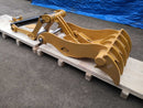 5 Teeth Progressive Thumb, 48” Pin - On 315 316 318 - ET70-PO5T48 - Excavator Full Rotation Thumb - Bedrock Attachments