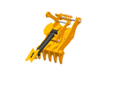 5 Teeth Progressive Thumb 48" Pin ON 324 329-ET90-PO5T48-Excavator Full Rotation Thumb-Bedrock Attachments
