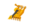 5 Teeth Progressive Thumb 54" Pin ON 324 329-ET90-PO5T54-Excavator Full Rotation Thumb-Bedrock Attachments