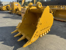 54in Heavy Duty Excavator Bucket fits CAT 345 Excavator F Linkage - EB345FHD - 54 - 2.3 - Excavator Bucket - Bedrock Attachments