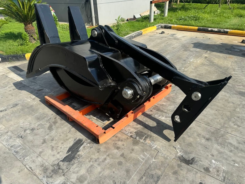 Excavator Grapple Group 45in width, 2 x 90mm Pins, CB Linkage