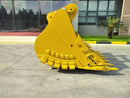 66in Heavy Duty Excavator Bucket fits CAT 349 Excavator, TB Family - EB349TBHD-66-2.4 - Excavator Bucket - Bedrock Attachments