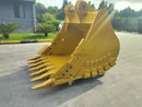 66in Heavy Duty Excavator Bucket fits CAT 349 Excavator, TB Family - EB349TBHD - 66 - 2.4 - Excavator Bucket - Bedrock Attachments