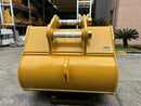 73in Service Rock Excavator Bucket fits CAT 350 Excavator, UB /VB2 Linkage - EB350UBHD-73-3.2-7T - Excavator Bucket - Bedrock Attachments