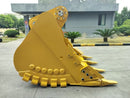 73in Service Rock Excavator Bucket fits CAT 350 Excavator, UB /VB2 Linkage - EB350UBHD-73-3.2 - Excavator Bucket - Bedrock Attachments