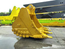 83in Extreme Service Rock Bucket fits CAT 374 Excavator, WB Linkage - EB374WB2XD-83-4.6 - Excavator Bucket - Bedrock Attachments