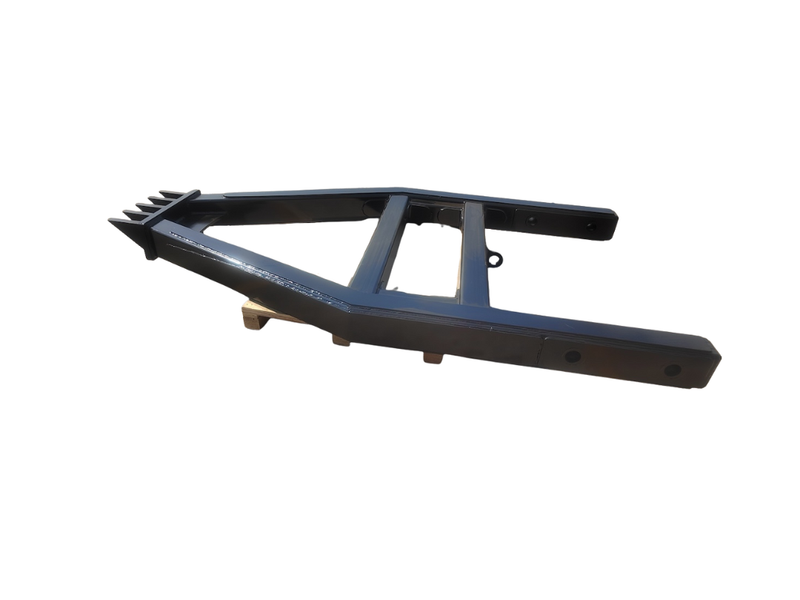 Foldable Stick rake for D6R-with Tree Pusher with Cutter Bar