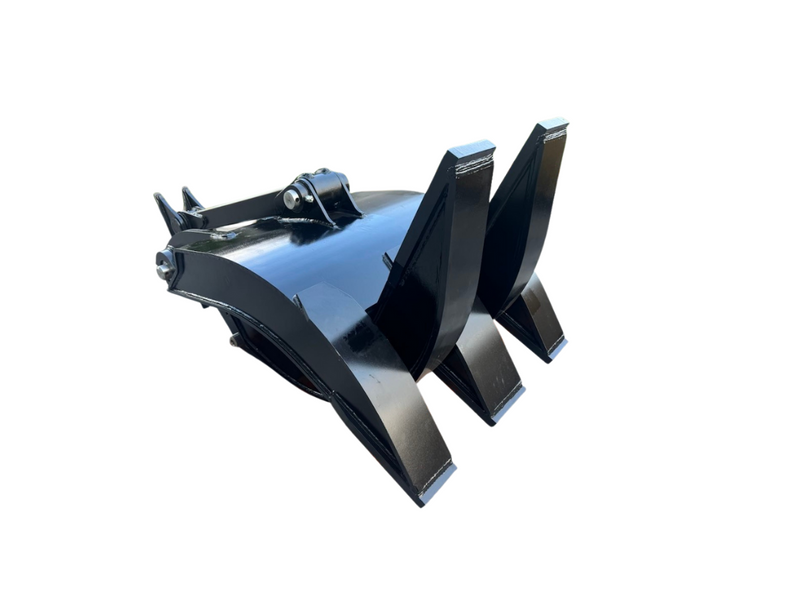 Excavator Grapple Group 45in width, 2 x 80mm Pins, B Linkage