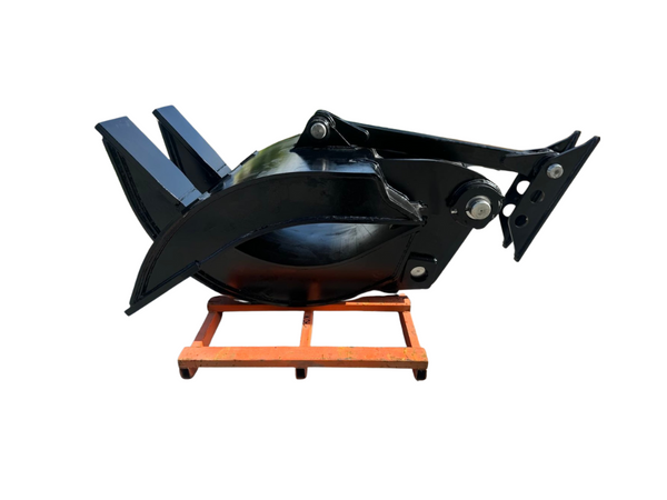 Excavator Grapple Group 49in width, 2 x 90mm Pins, CB Linkage