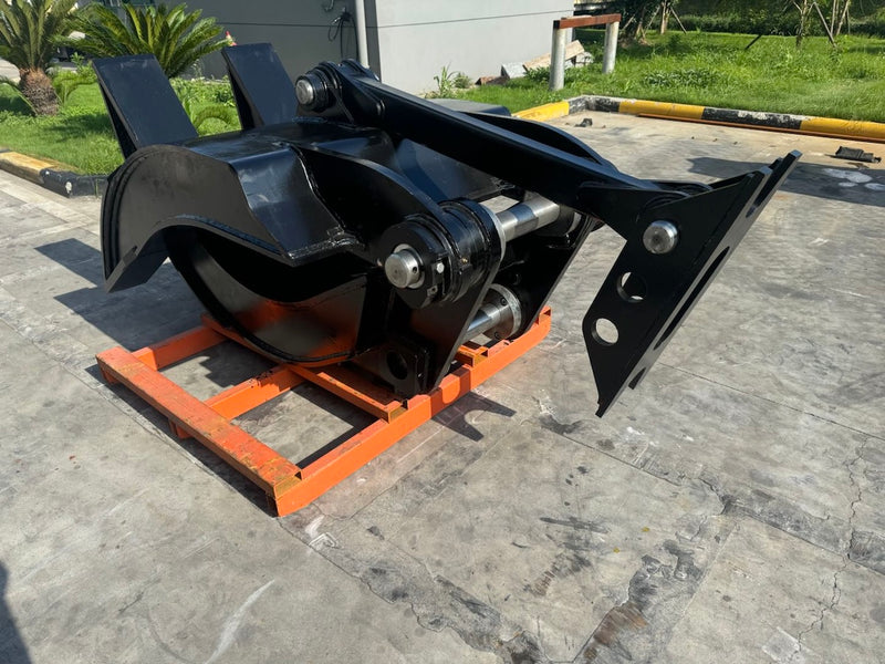 Excavator Grapple Group 49in width, 2 x 90mm Pins, CB Linkage