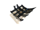 36in Excavator Rake fits CAT 305, 45mm Pins - Bedrock Attachments