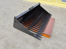 Mini Hydraulic Excavator / Skid Steer Loader Skeleton Bucket, 66in