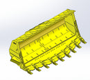 Loader Spade Nose Rock Bucket Pin on CAT 994K 995, 21.4m3, 240in