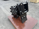Backhoe Compaction Group for 415 - 450 Backhoe, 24in width, S Pin 50mm & L Pin 45mm - BHCMWG416T-24 - Backhoe Compaction Wheel - Bedrock Attachments