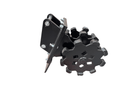Backhoe Compaction Group for 415 - 450 Backhoe, 24in width, S Pin 50mm & L Pin 45mm - BHCMWG416T-24 - Backhoe Compaction Wheel - Bedrock Attachments